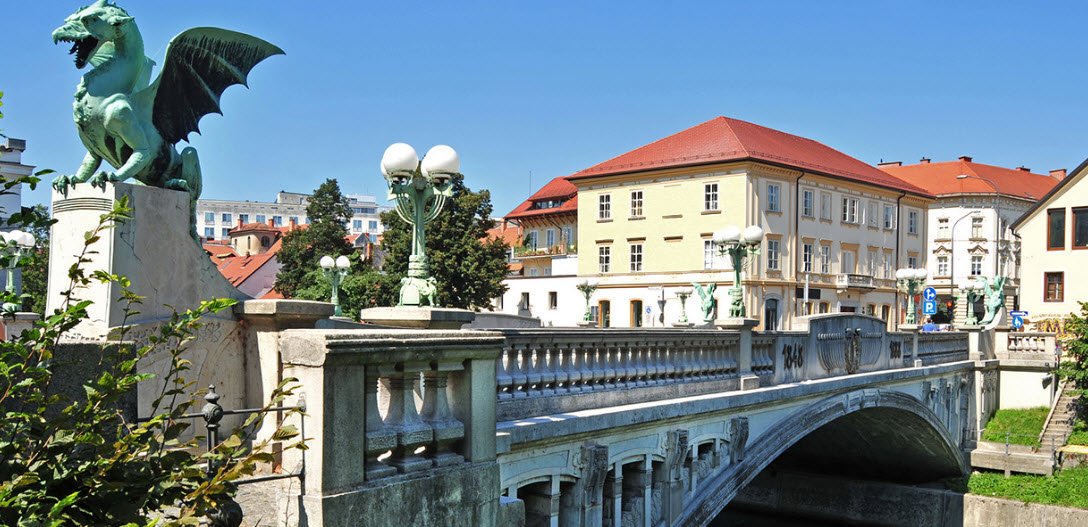 Dragon Bridge, Ljubljana, Slovenia